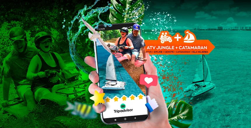 atv jungle with catamaran experience