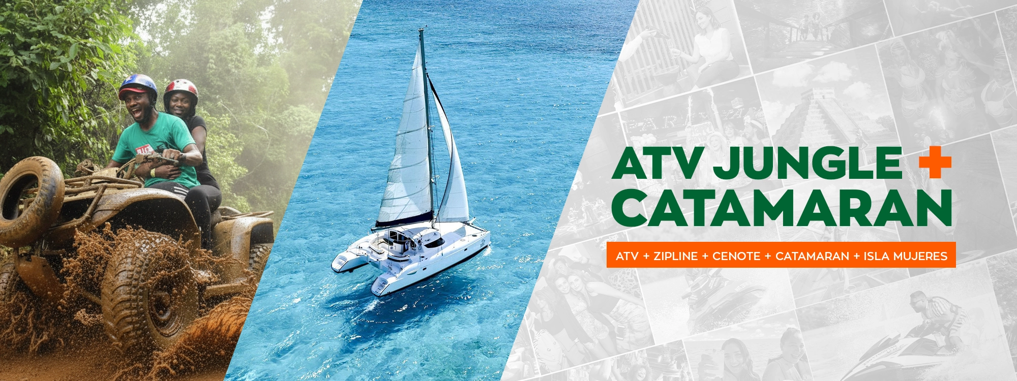 atv jungle with catamaran experience
