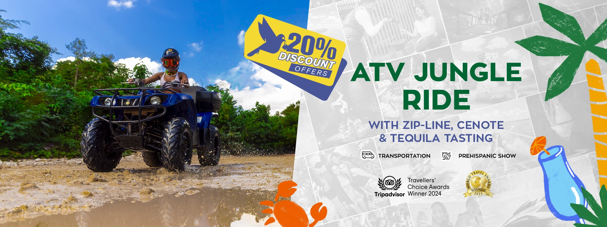 tour atv jungle adventure and ziplines