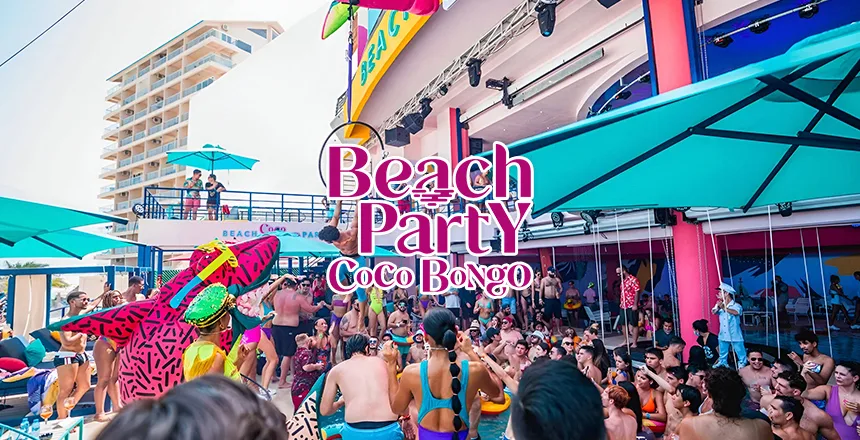 banner cocobongo beachclub party