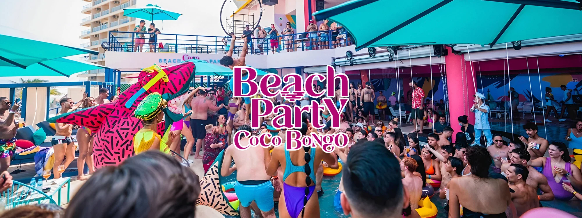 banner cocobongo beachclub party