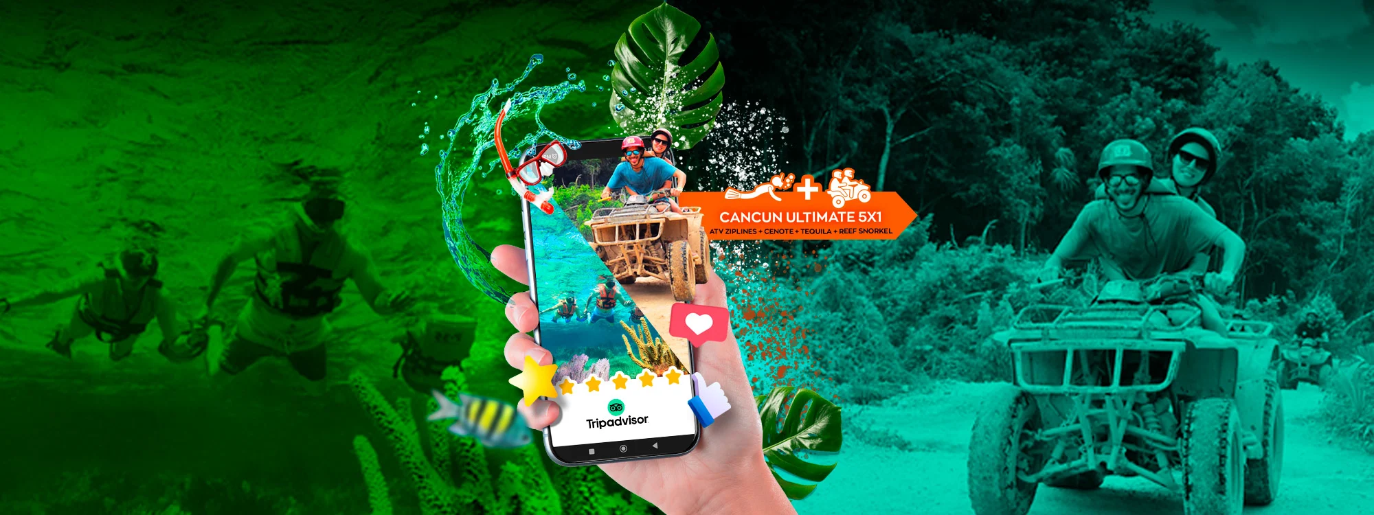 cancun ultimate 5x1 experience