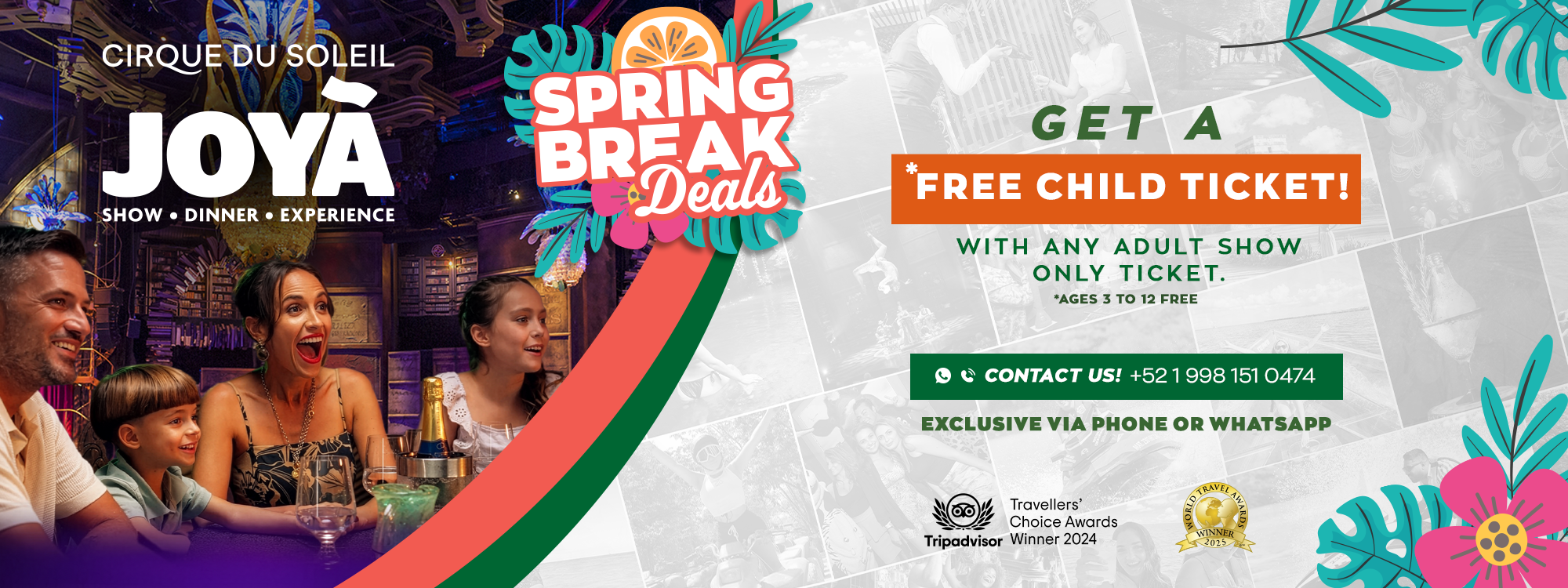 cirque du soleil joya show experience