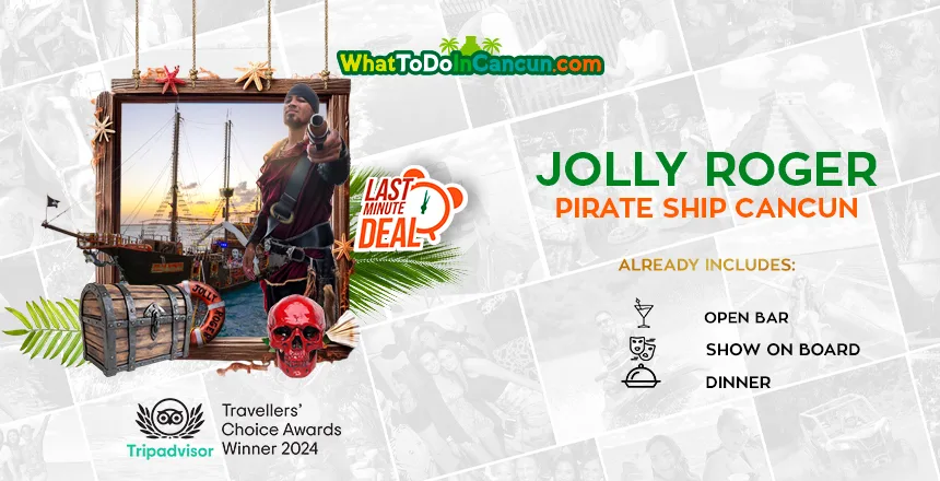 tour pirate ship cancun jolly roger