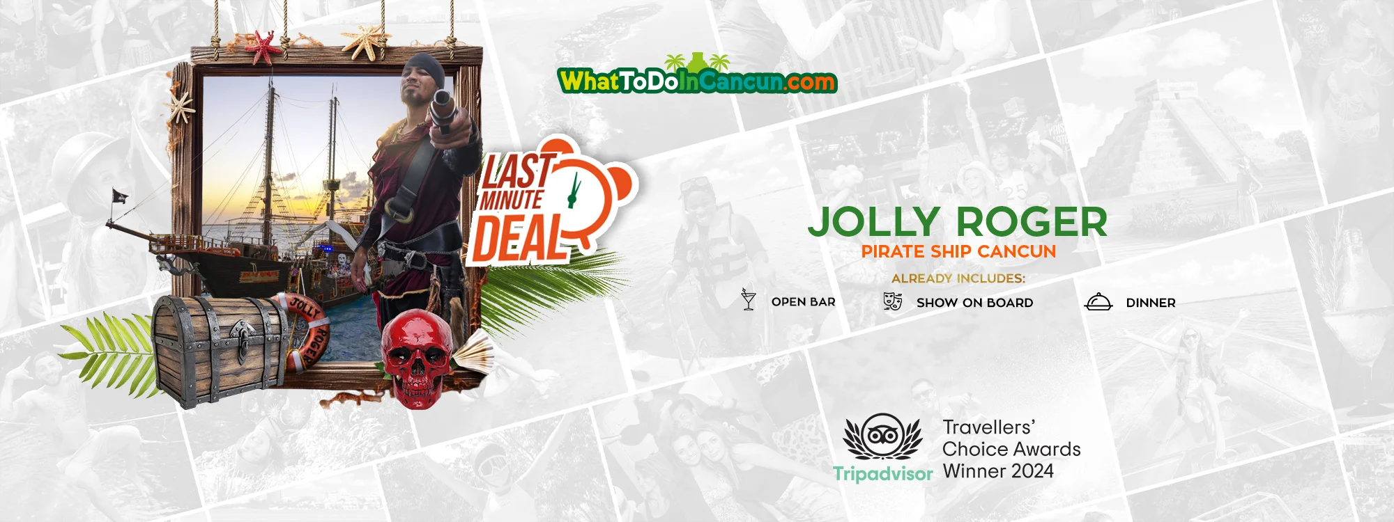 tour pirate ship cancun jolly roger