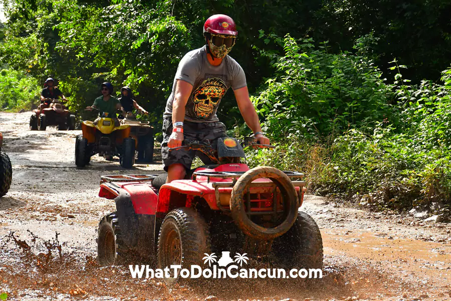 Imagen de Aventura en la Jungla en ATV con Tiroleza, Cenote y Degustación de Tequila