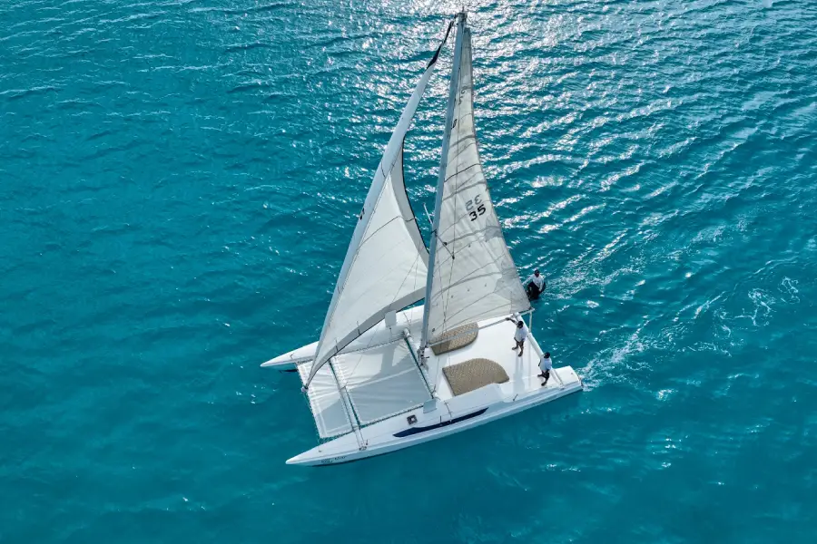 cover Isla Mujeres Day Tour with Catamaran, Snorkeling & Beach Club