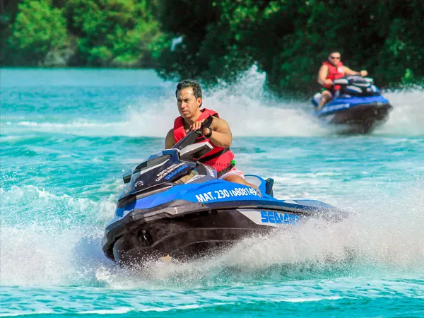 cover mangrove jet ski tour in cancun